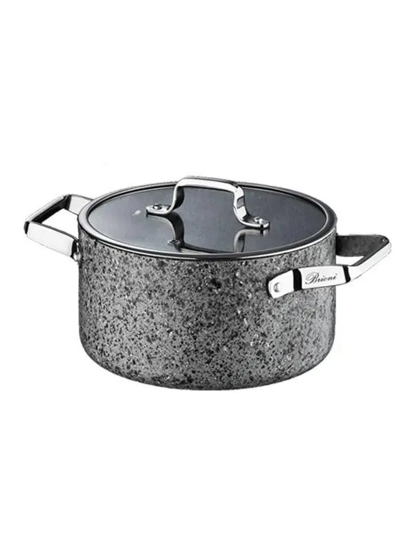 期間限定値下げ　STONE  Stone-Age 6 Parça Çizilmez Yanmaz Yapışmaz Indüksiyonlu Midi