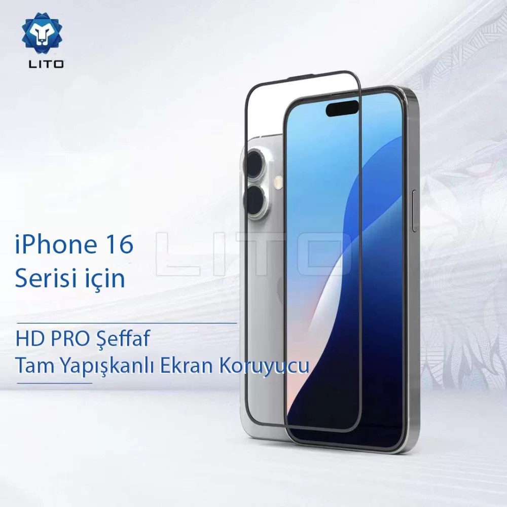 LITO HD Pro Ekran Koruyucu iPhone 16