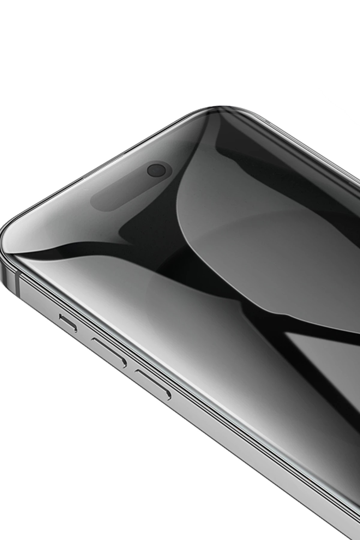 HOCO iPhone 16 Pro Max Bear Shield Hayalet Cam Ekran Koruyucu - Siyah
