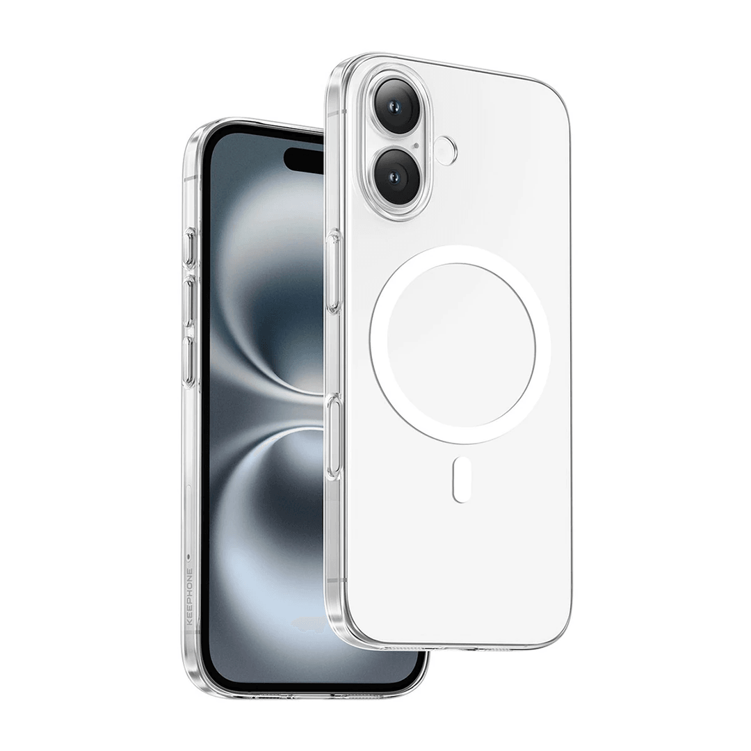 KEEPHONE iPhone 16 X-Crystal Slim Magsafe Kılıf - Şeffaf