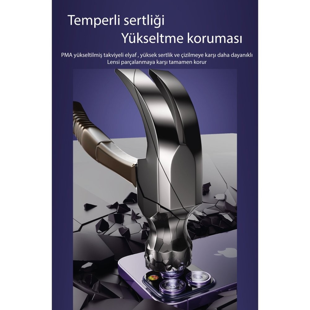 YESIDO iPhone 16 Pro/16 Pro Max WB27 Metal Kamera Lens