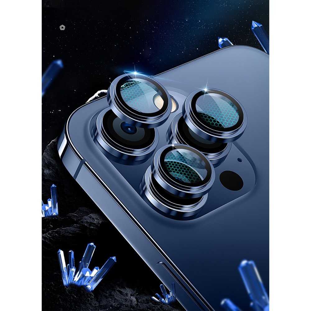 URR iPhone 16 Pro Sapphire PVDSS Kamera Lens Koruyucu