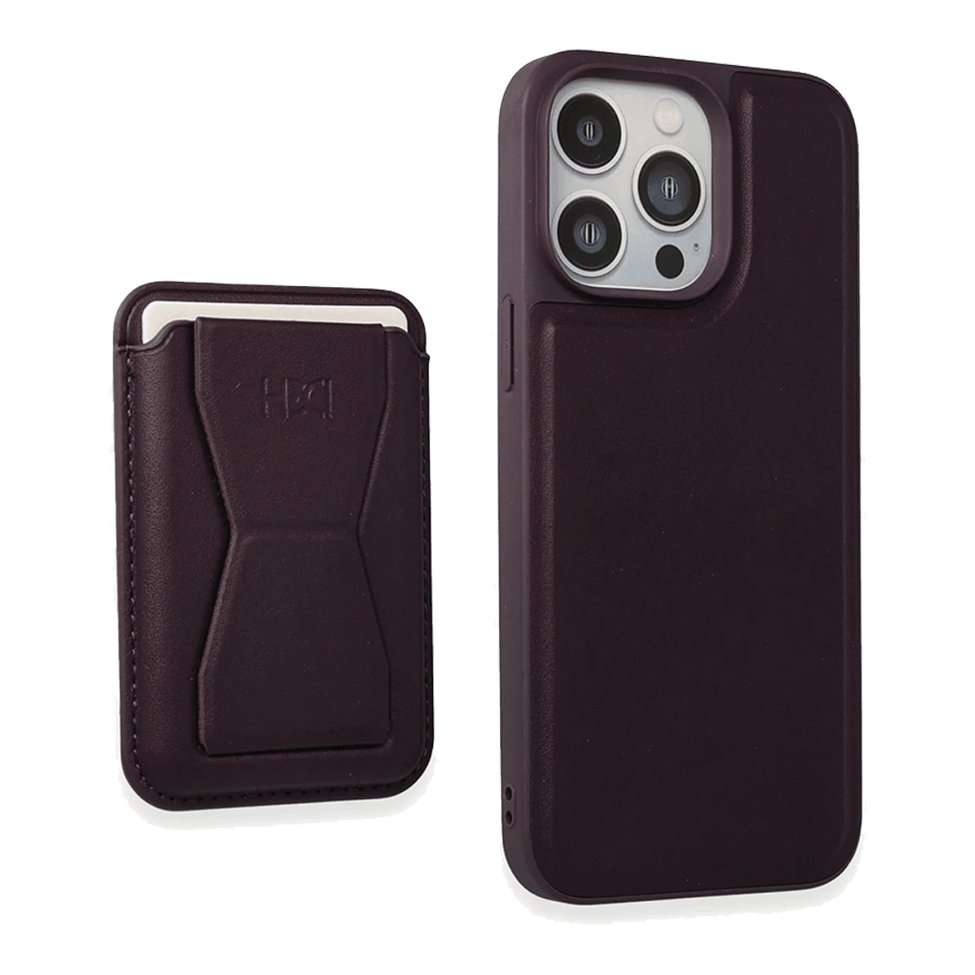 HDD iPhone 14 Pro Max HD Deri Luxury Magnet Kartvizitli Kılıf