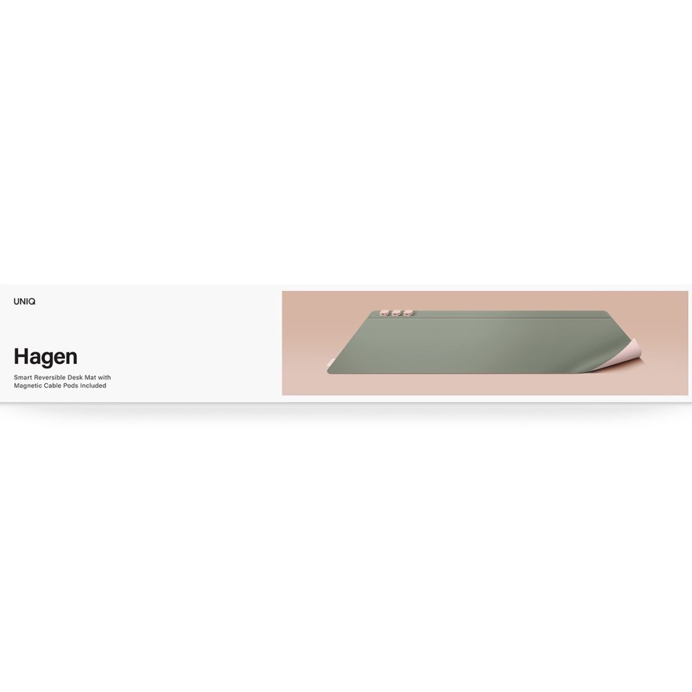 UNIQ Hagen Reversible Kablo Organizerli Silikon Masaüstü Düzenleyici