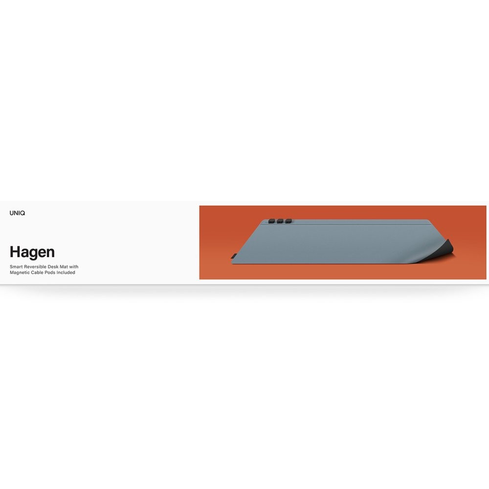 UNIQ Hagen Reversible Kablo Organizerli Silikon Masaüstü Düzenleyici