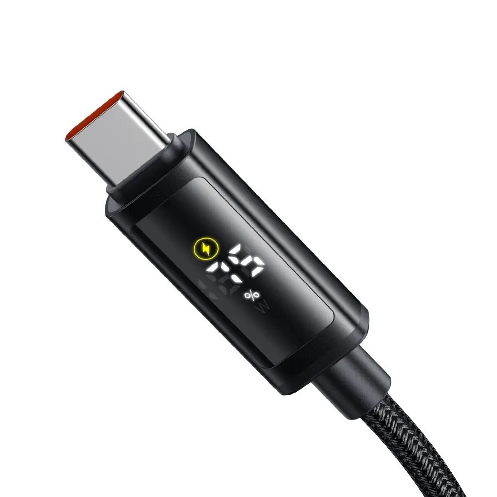 MCDODO CA-8000 Type-C to Type-C 100W Çift Led Ekranlı 1.2 m Kablo