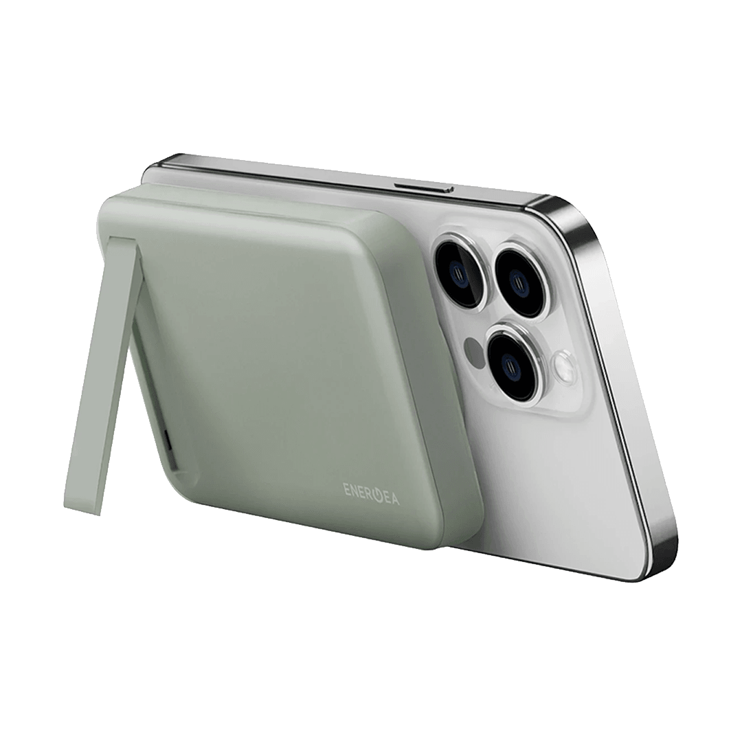 ENERGEA MagPac Mini 10.000 mAh 20W Type-C Çıkışlı 15W Kablosuz Şarj Destekli Stant Özellikli Magsafe Powerbank