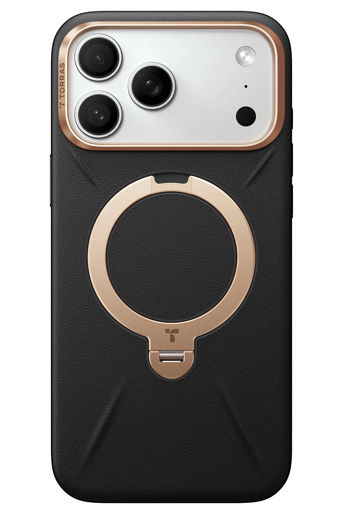 TORRAS iPhone 17 Pro Max O Stand Spin VegSkin Serisi Magsafe Kılıf