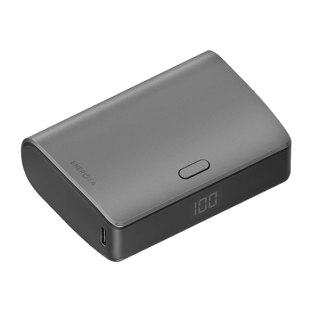 ENERGEA ComPac 35 10.000 mAh Dijital Göstergeli 35W Type-C Çıkışlı 22.5W USB Çıkışlı PD Hızlı Şarj Powerbank - Koyu Gri