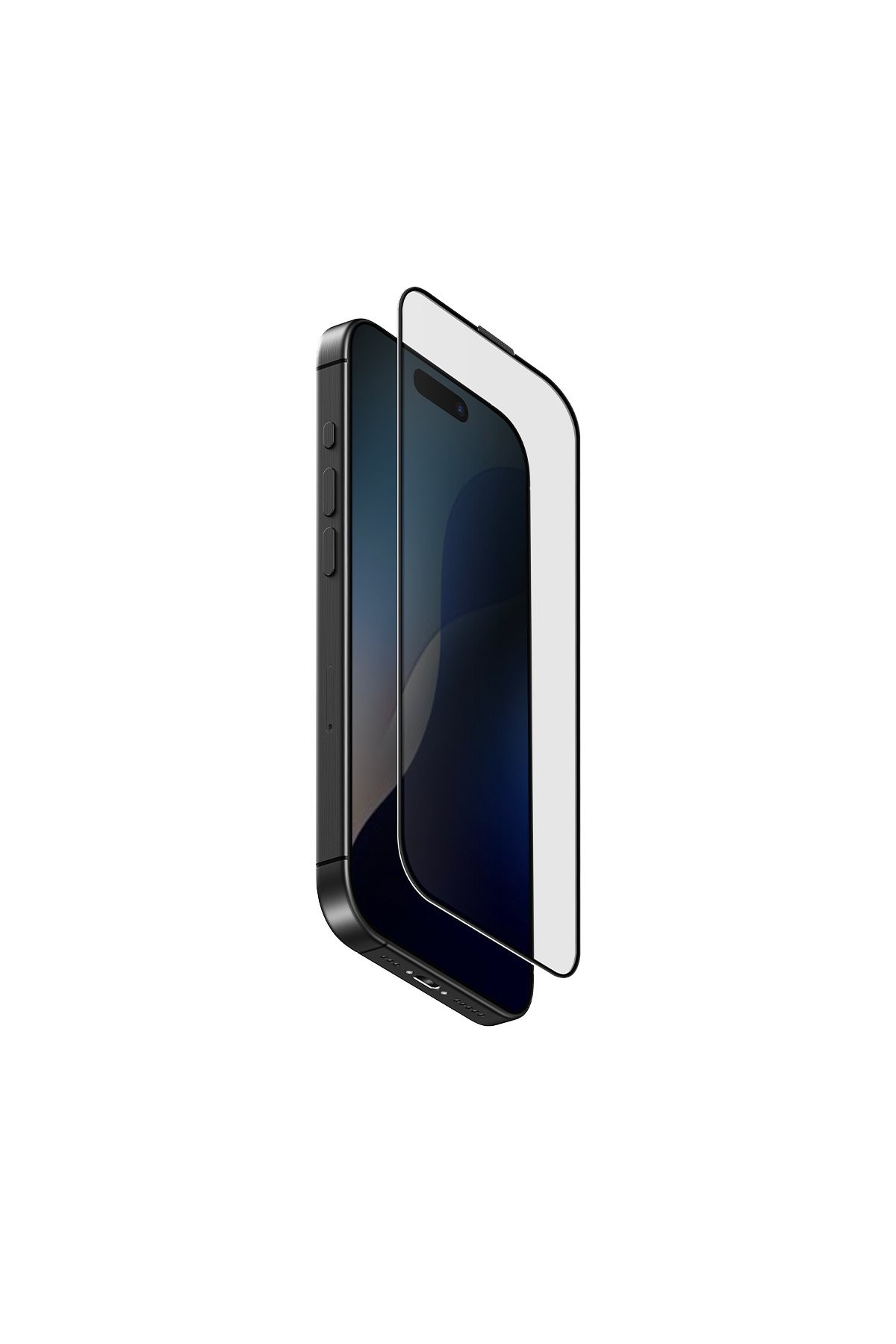UNIQ iPhone 16 Pro Optix Vivid Cam Ekran Koruyucu - Siyah