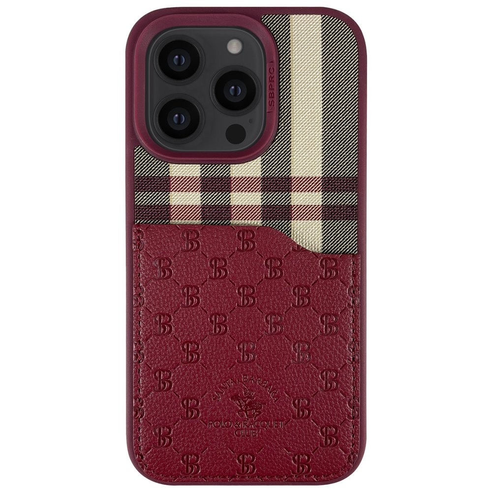 SBPRC iPhone 14 Pro Plaid Kartvizitli Kılıf