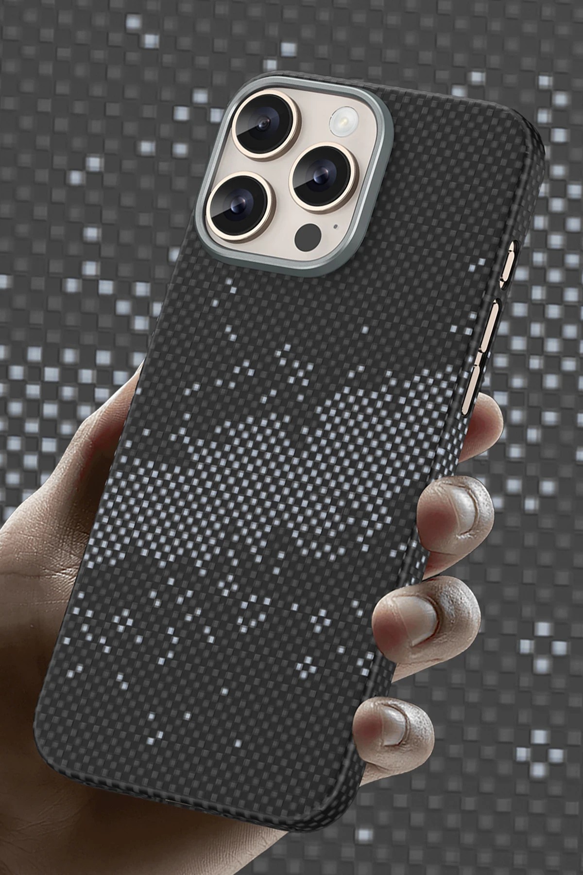 KEEPHONE iPhone 15 Pro Max Kevlar Seanova Magsafe Kılıf