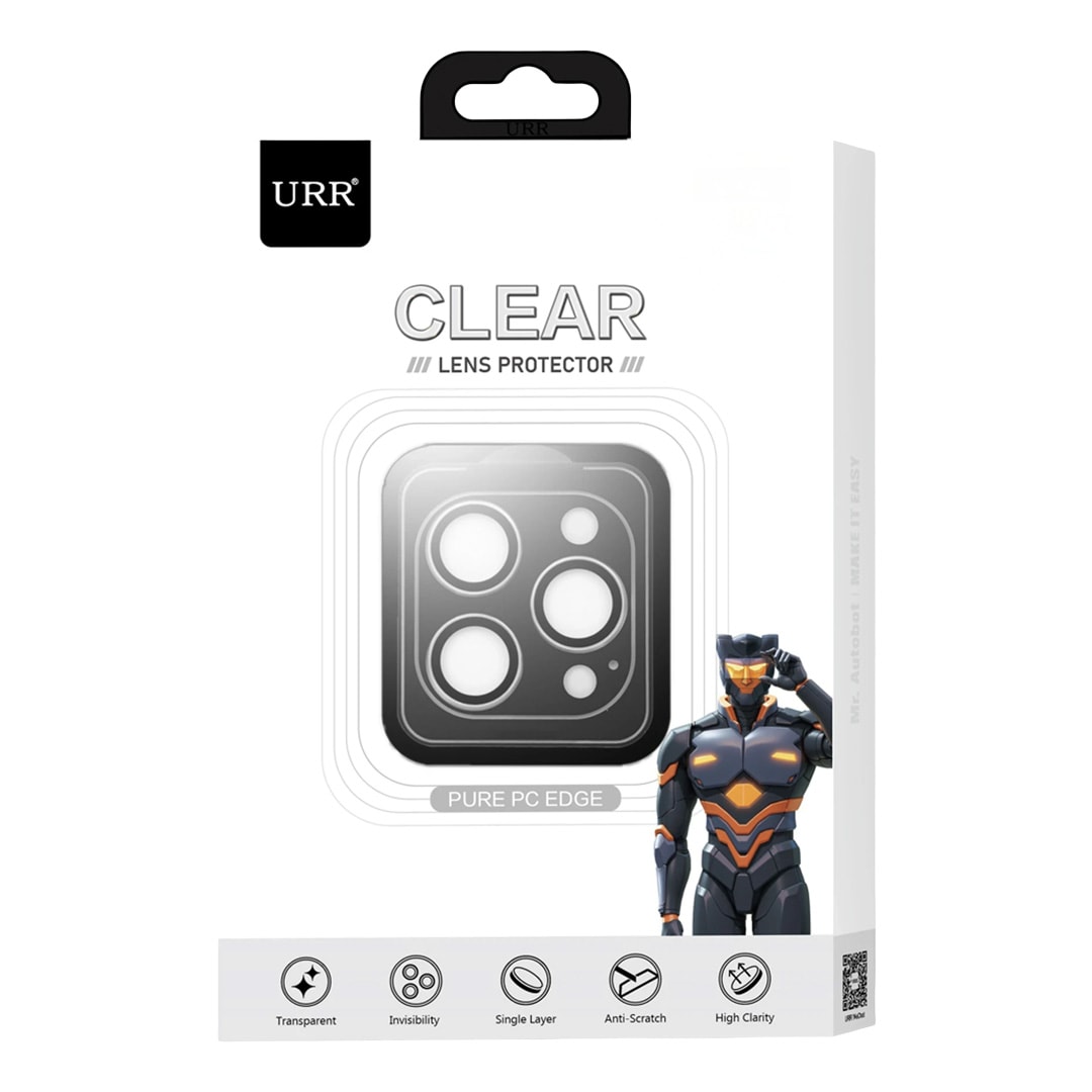 URR iPhone 17 PC Clear Lens Koruyucu - Şeffaf