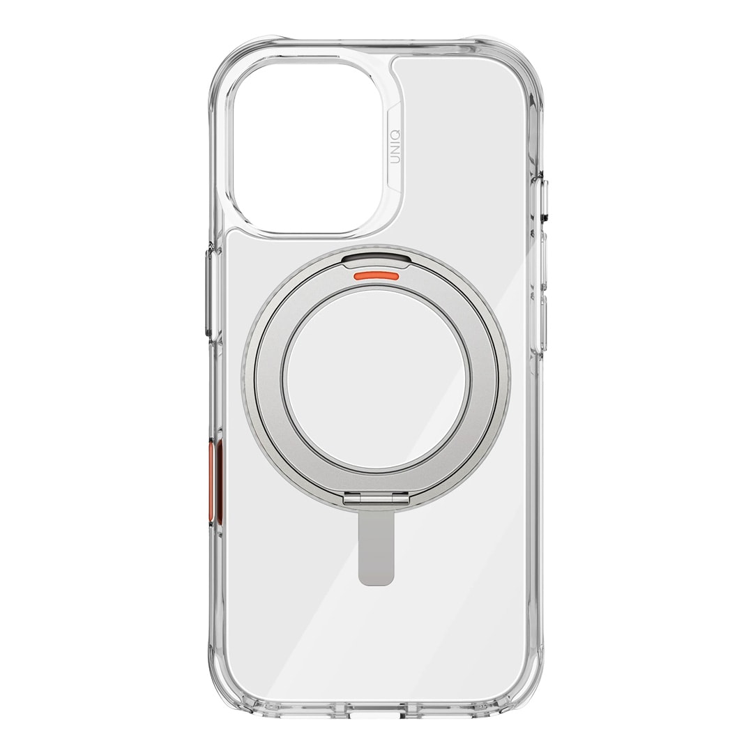 UNIQ iPhone 17 Swivix Rotating Kickstand Kılıf - Şeffaf