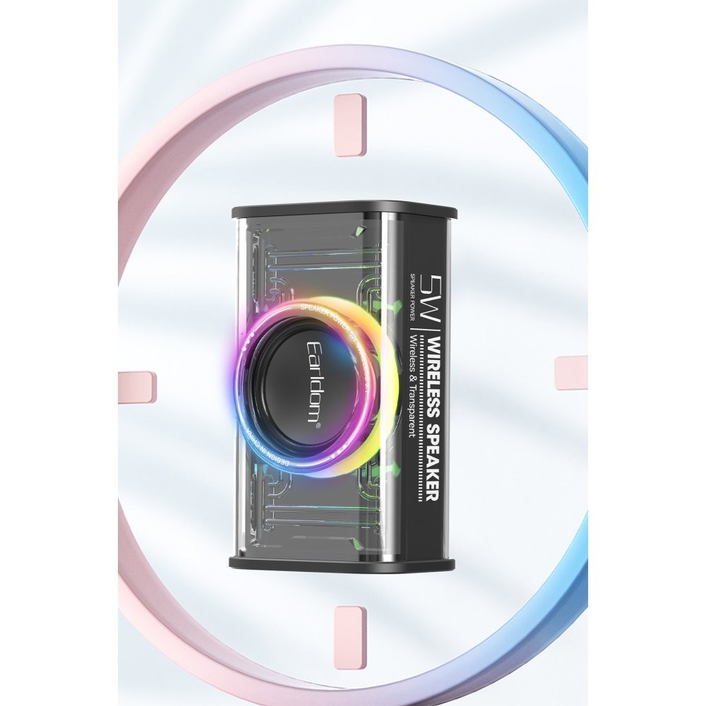 EARLDOM A31 RGB Işıklı Bluetooth 5.1 Kablosuz Hoparlör - Beyaz