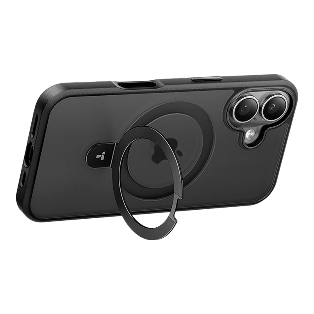 TORRAS iPhone 16 O Stand Serisi Magsafe Kılıf - Siyah