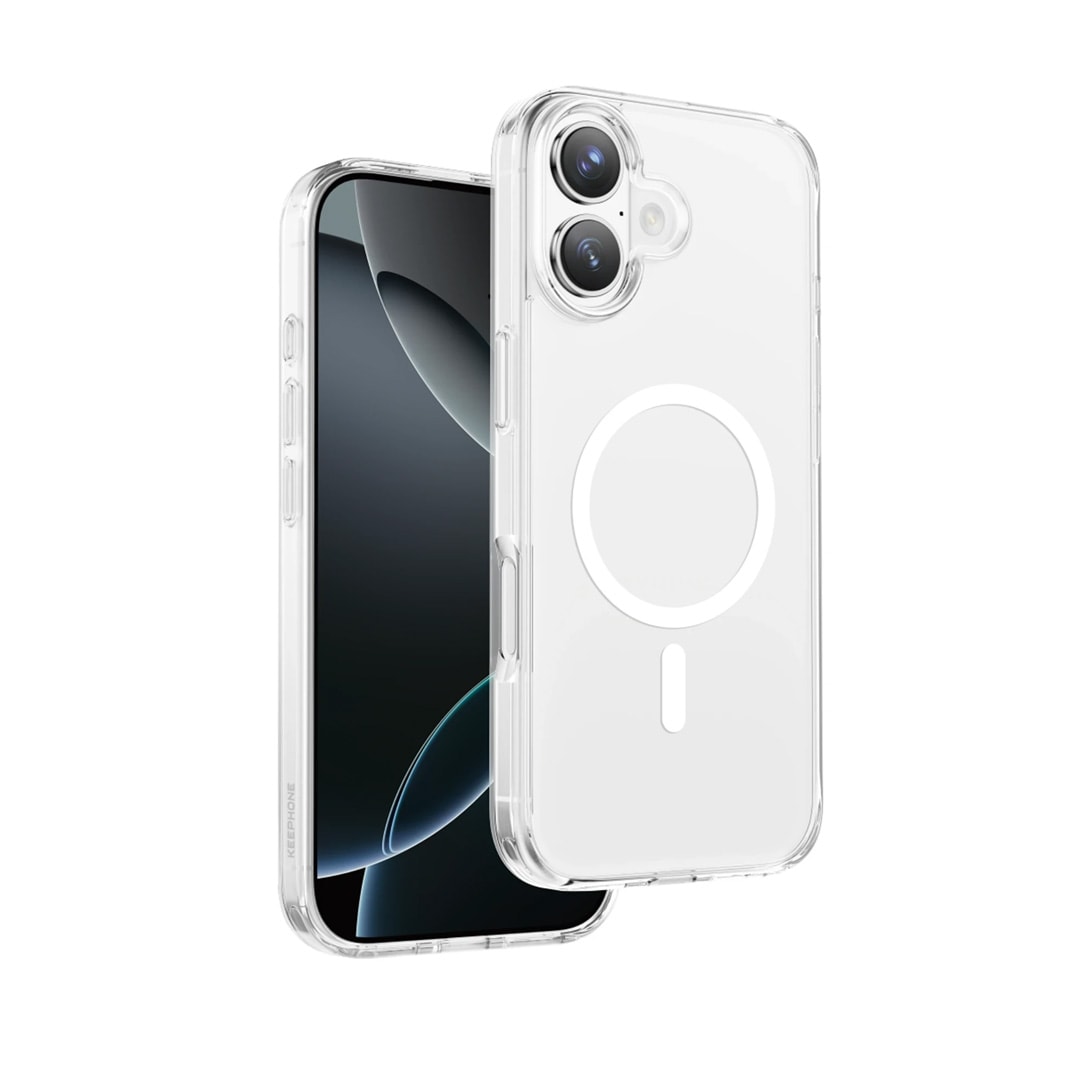 KEEPHONE iPhone 17 Hybrid Pro Magsafe Kılıf - Şeffaf