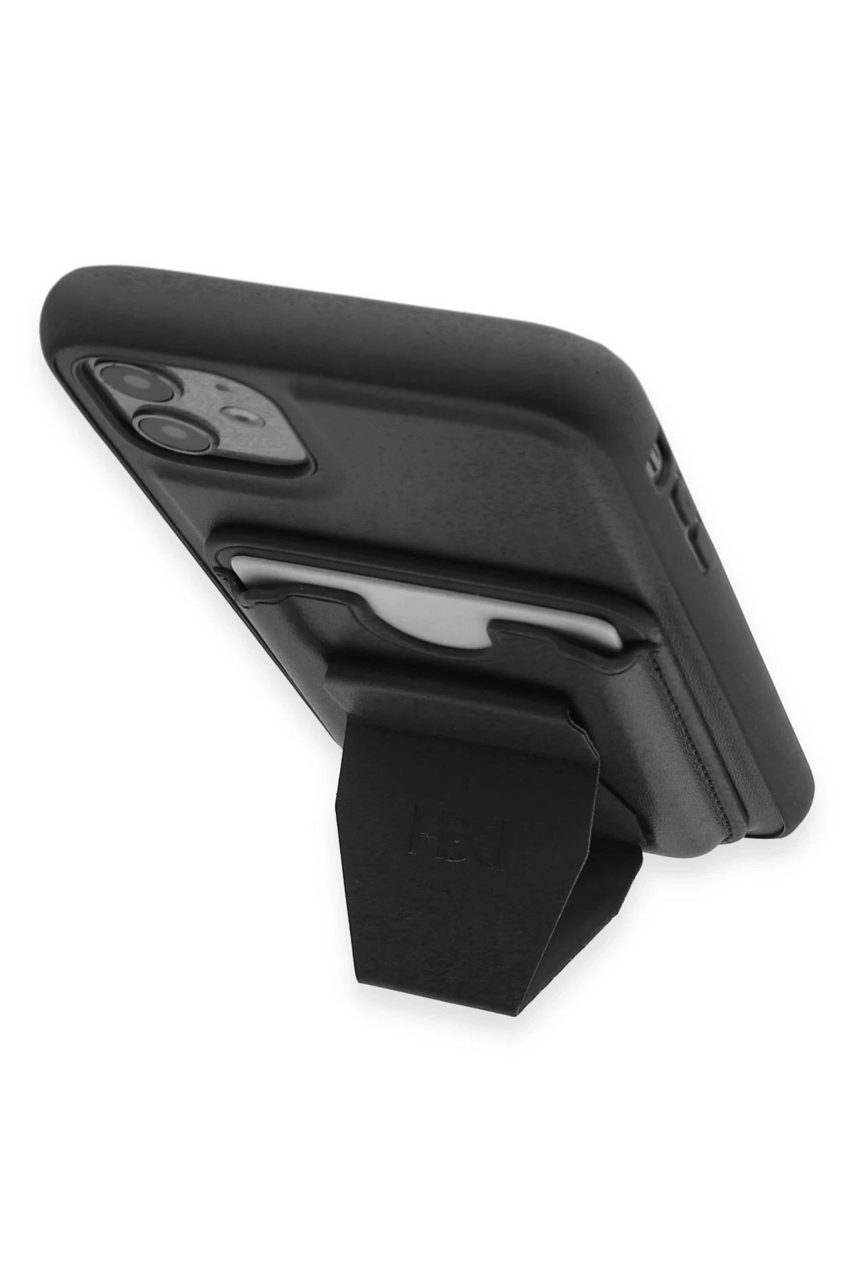 HDD iPhone 11 Kılıf HD Deri Luxury Magnet Kartvizitli Kılıf