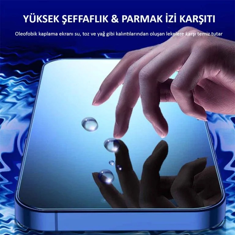 LITO D+ Pro Anti-Static Toz Filtreli Ekran Koruyucu iPhone 16 Plus