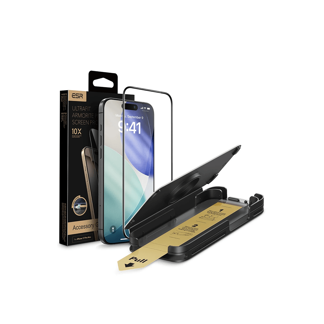 ESR iPhone 17 UltraFit Armorite Pro Cam Ekran Koruyucu - Siyah