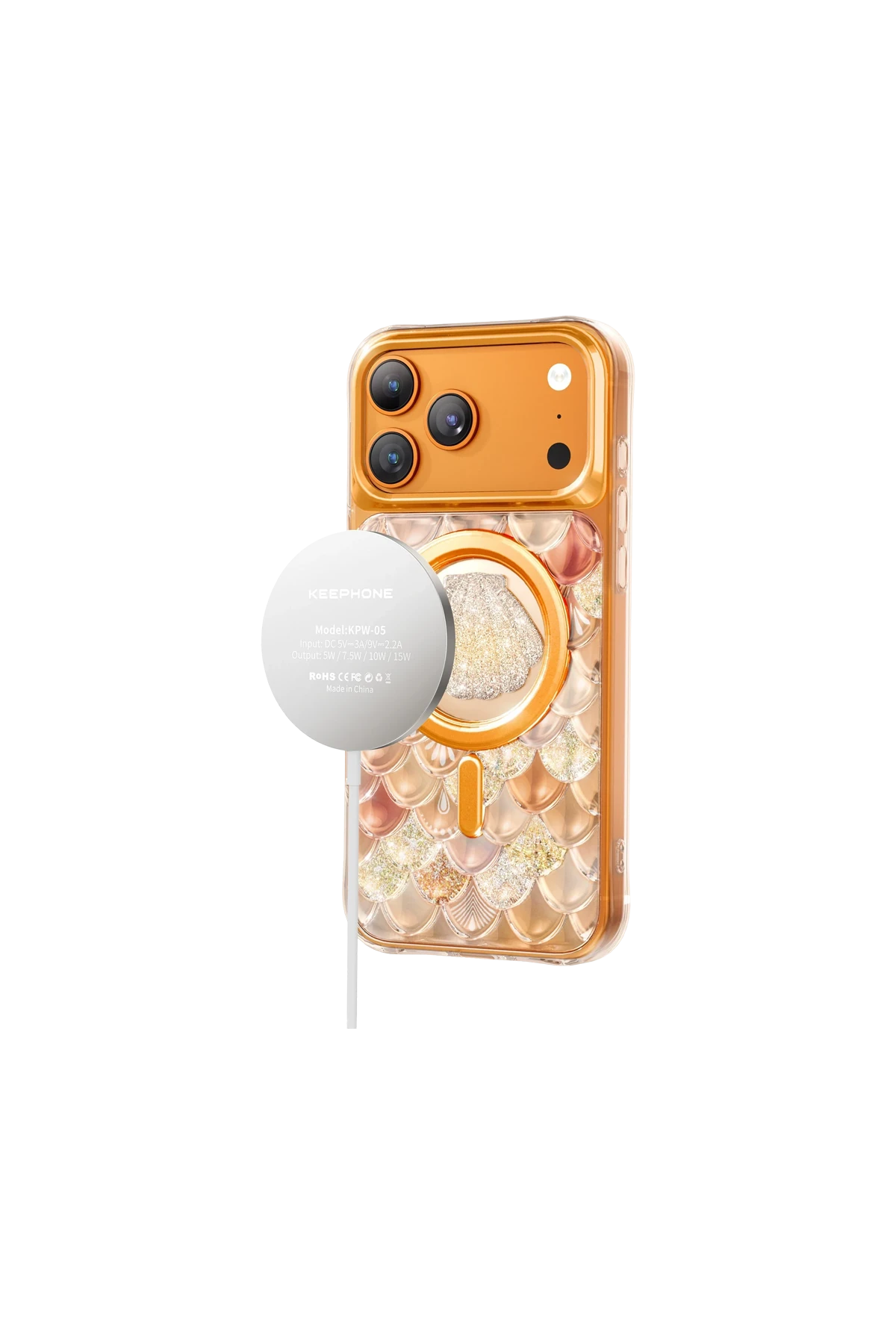 KEEPHONE iPhone 17 Pro Max Iceland Simli Magsafe Kılıf