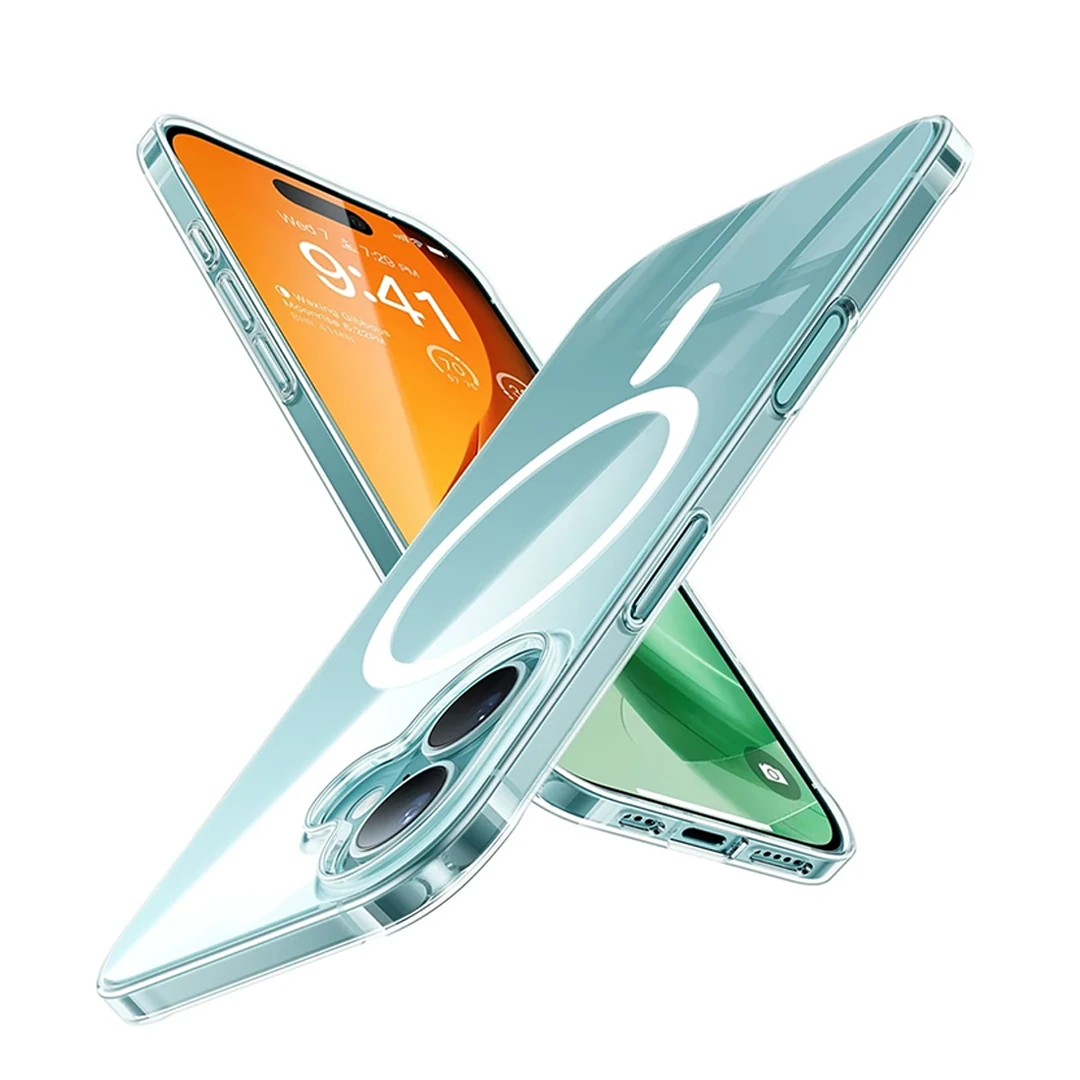 TORRAS iPhone 16 SlimFit Magsafe Kılıf - Şeffaf