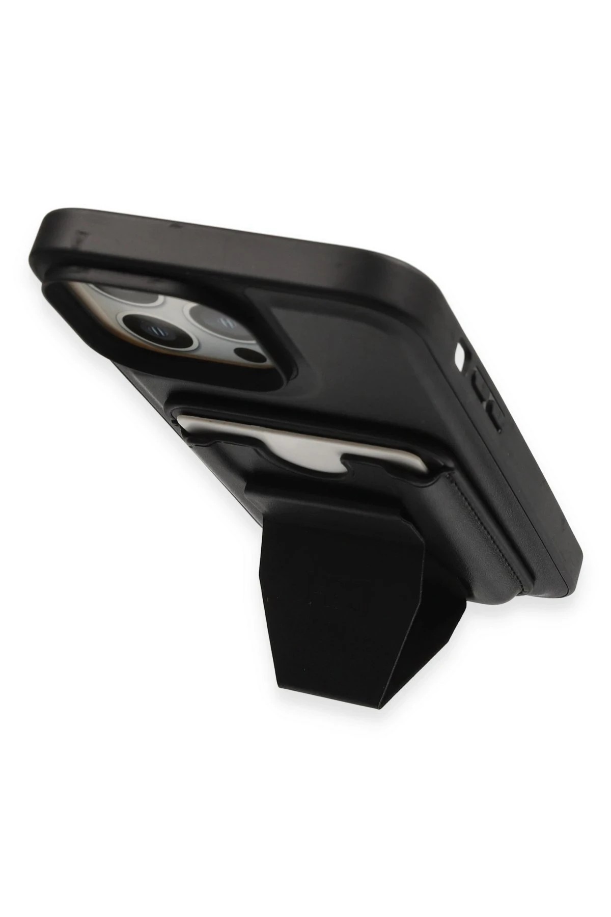 HDD iPhone 14 Pro HD Deri Luxury Magnet Kartvizitli Kılıf