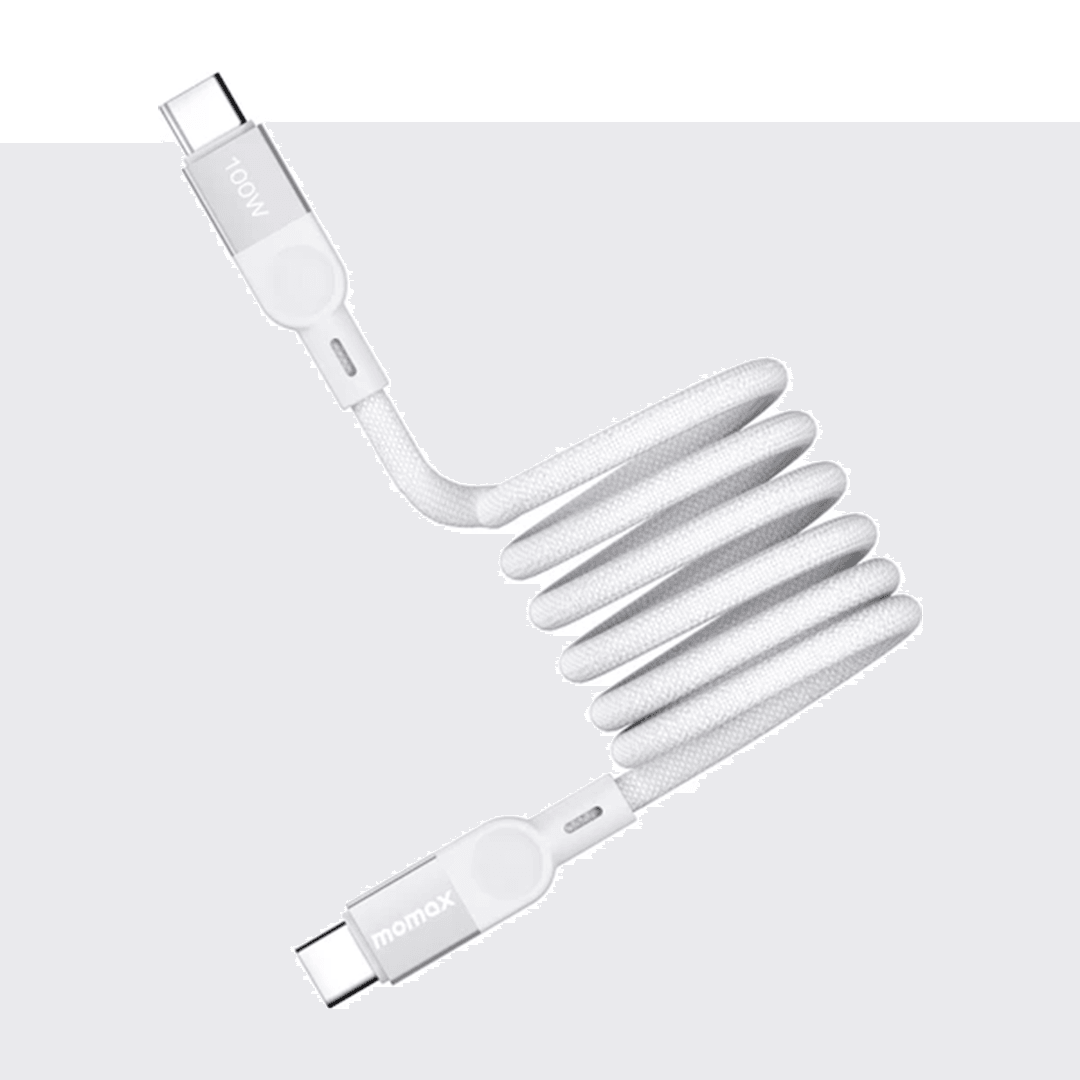 MOMAX DC35 Mag Link USB-C to USB-C 100W USB 2.0 Magnetic Cable 1 m