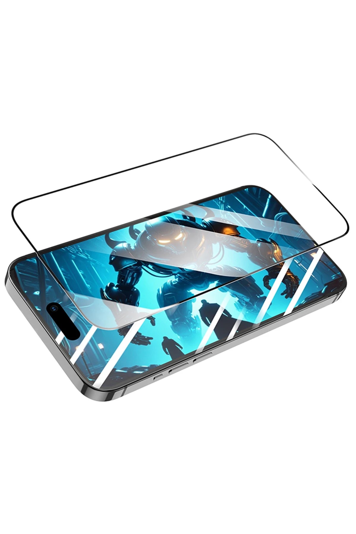 HOCO iPhone 16 Bear Shield HD Cam Ekran Koruyucu - Siyah