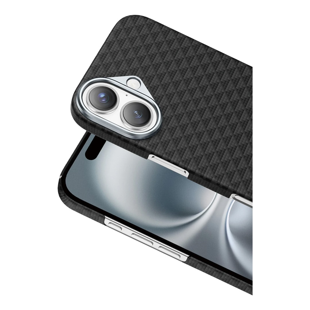 KEEPHONE iPhone 17 Kevlar Paris Magsafe Kılıf - Siyah