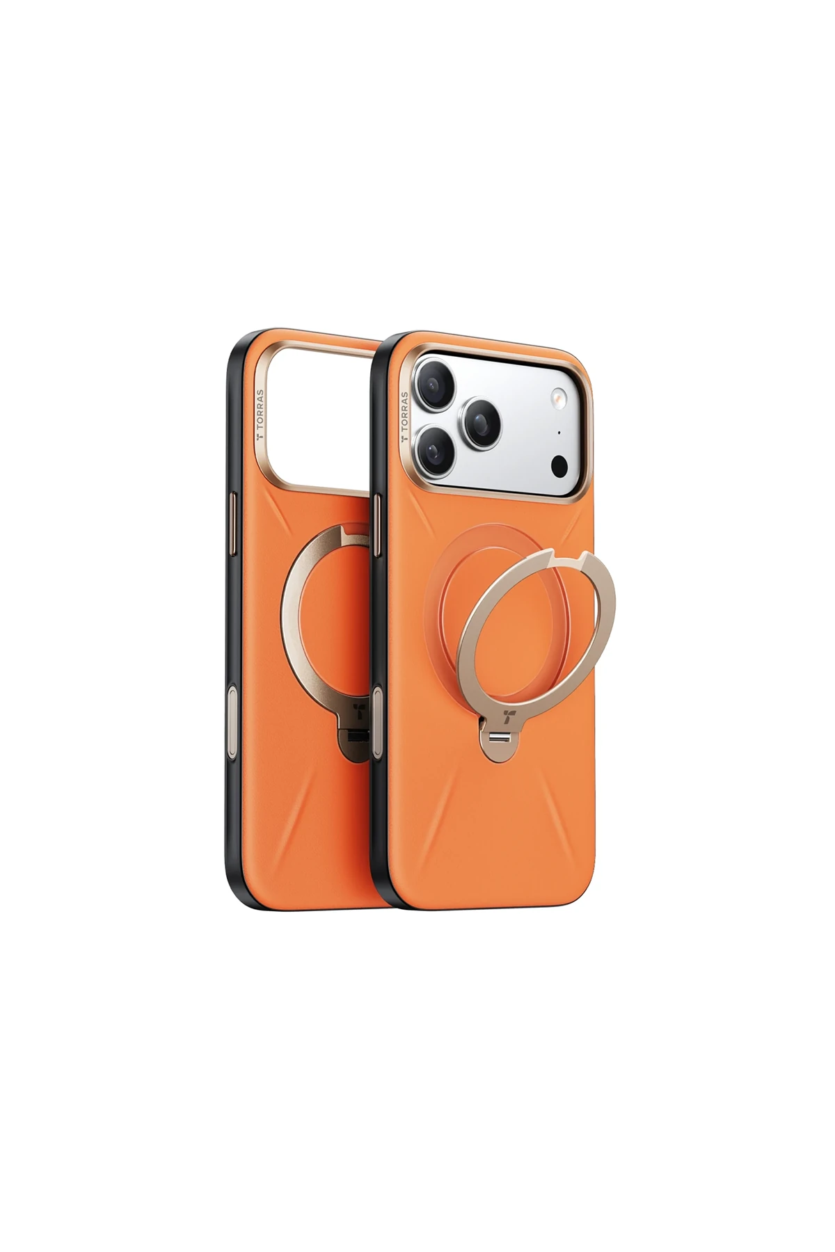 TORRAS iPhone 17 Pro O Stand Spin VegSkin Serisi Magsafe Kılıf