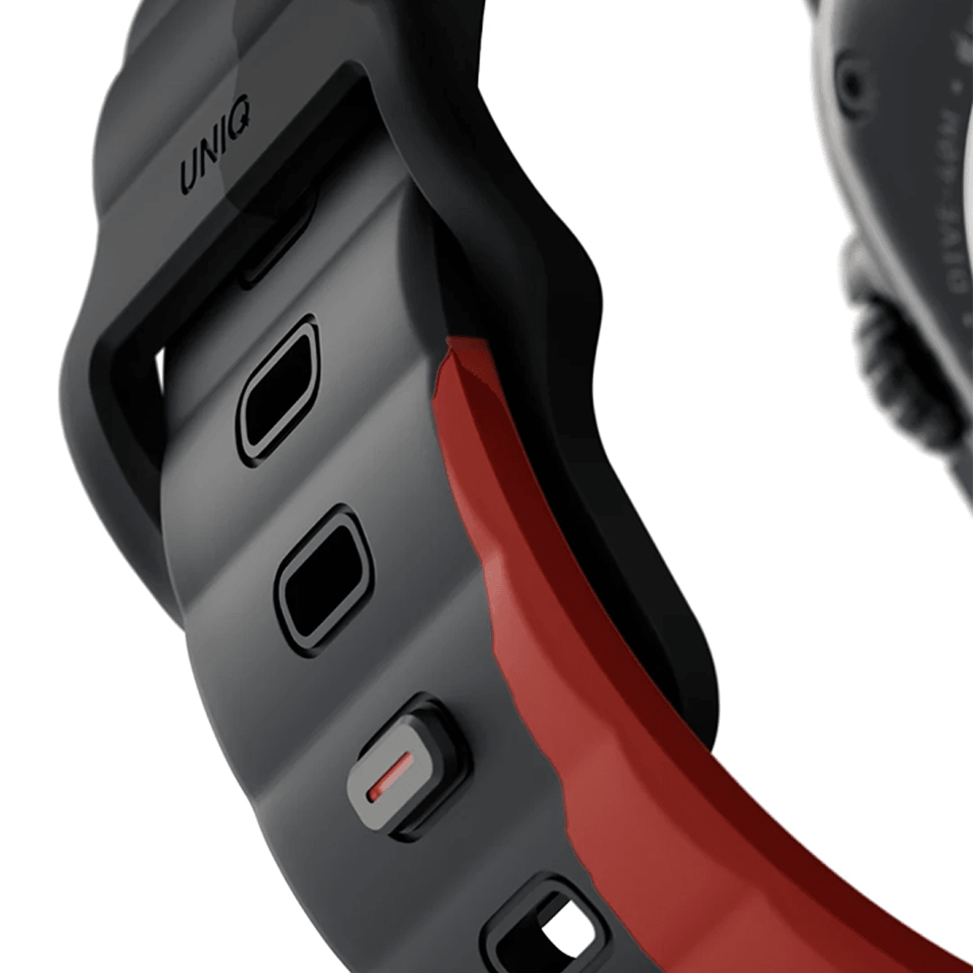 UNIQ Watch Ultra 49 mm Stride Rubber FKM Designer Edition Silikon Kordon
