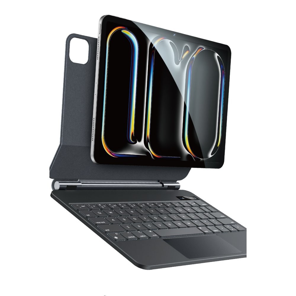 YESIDO KB30 iPad Pro 11 (2024) Tecno Klavyeli Tablet Kılıfı - Siyah