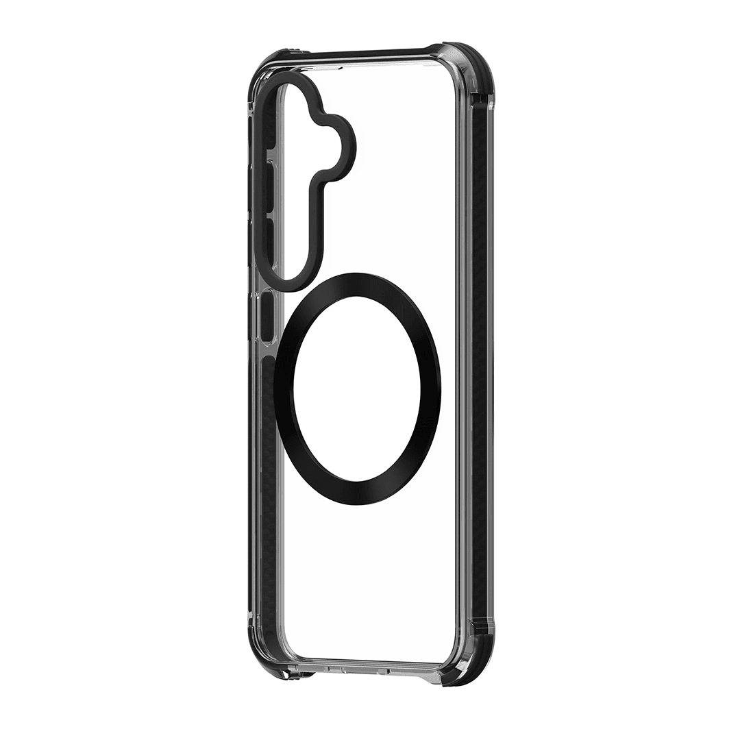 UNIQ Samsung Galaxy S25 Plus Combat Magsafe Üç Katmanlı Koruyucu Kılıf - Siyah