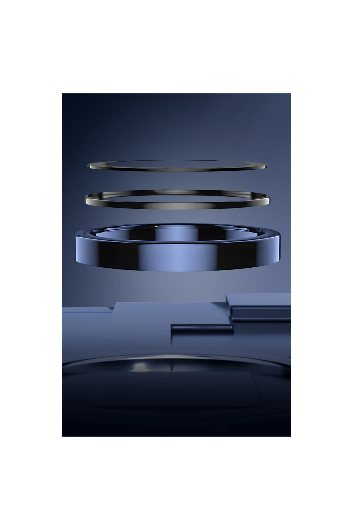 URR iPhone 17 Air Sapphire PVDSS Kamera Lens Koruyucu