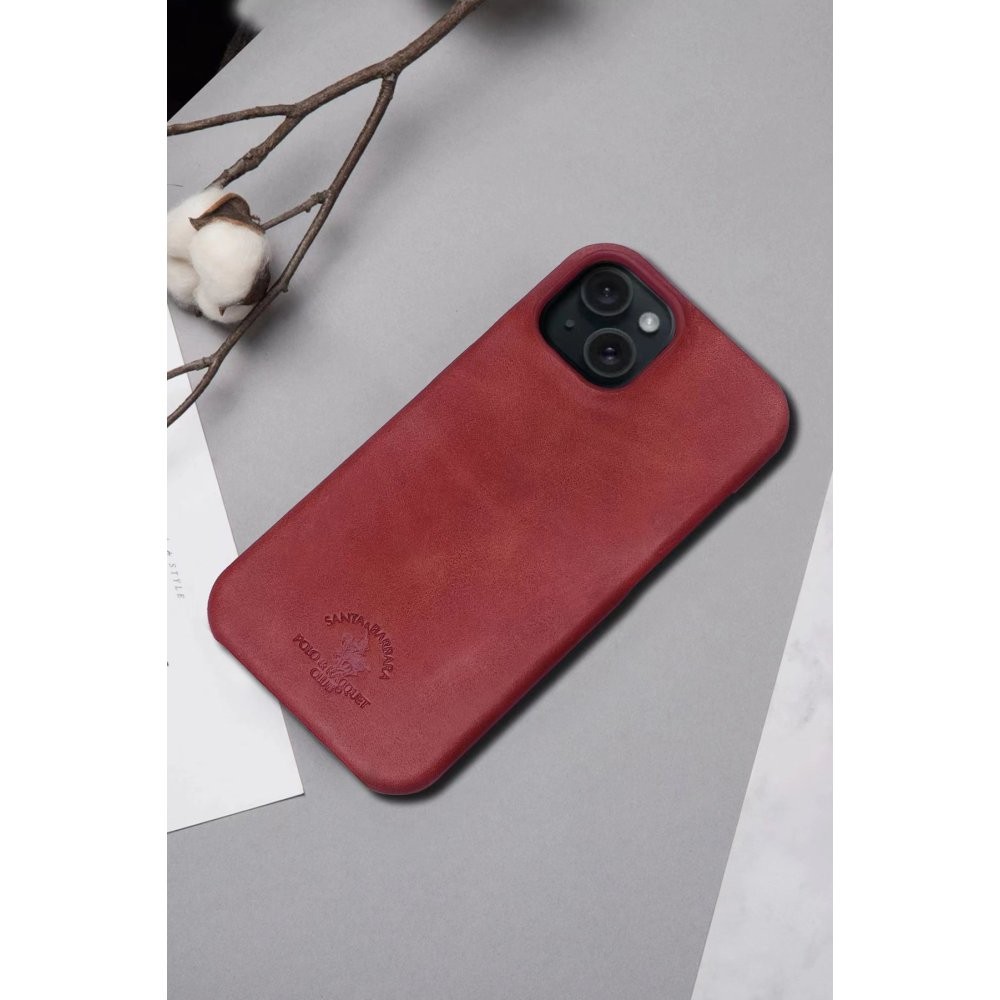 SBPRC iPhone 15 Pro Max Elton Genuine Magsafe Deri Kılıf