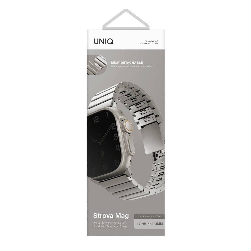 UNIQ Watch Ultra 49 mm Strova Mag Çelik Kordon