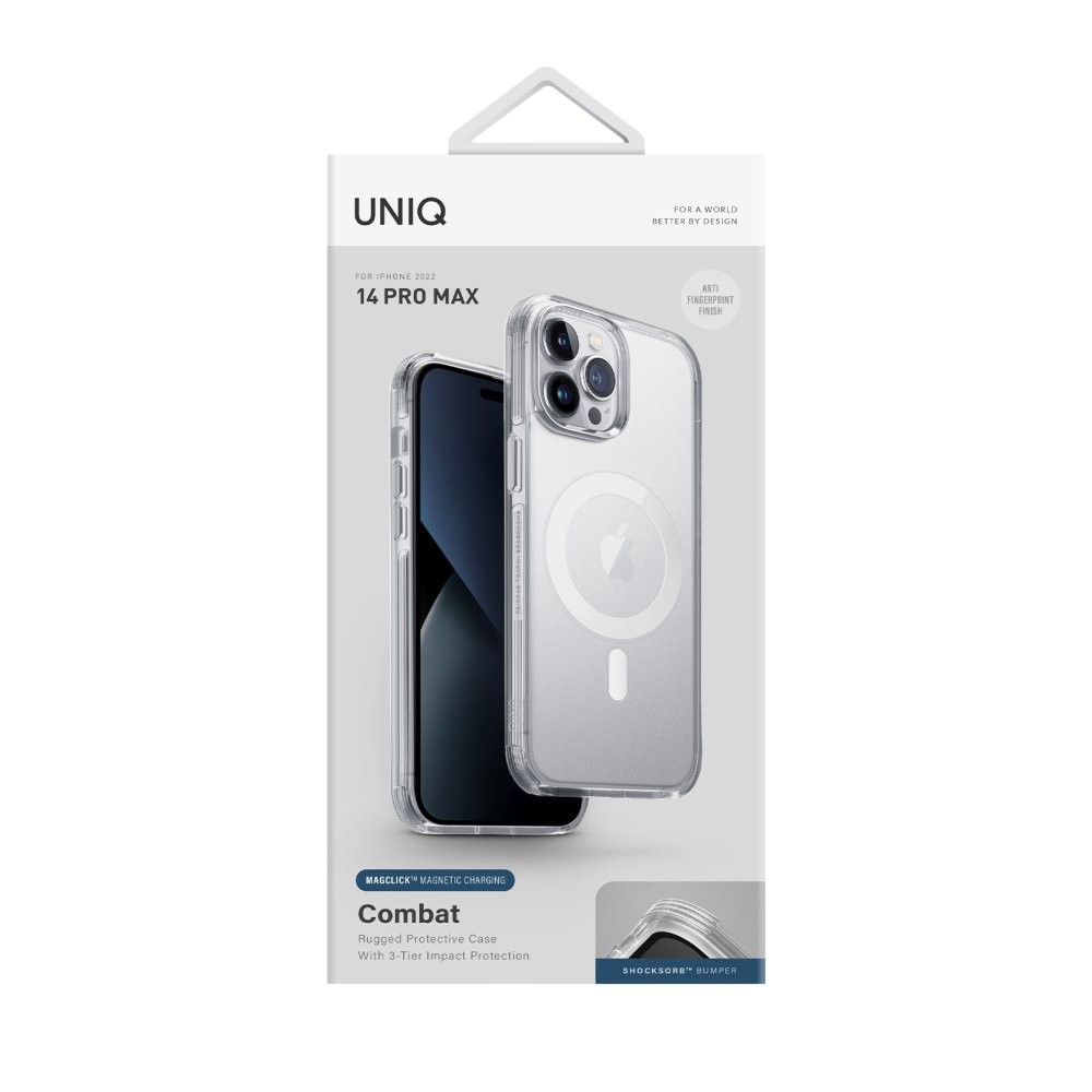 UNIQ iPhone 14 Pro Max Combat Magsafe Üç Katmanlı Koruyucu Kılıf