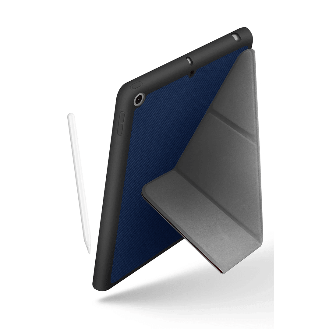 UNIQ iPad 10.2 (9. Nesil) Transforma Rigor Tablet Kılıfı - Lacivert