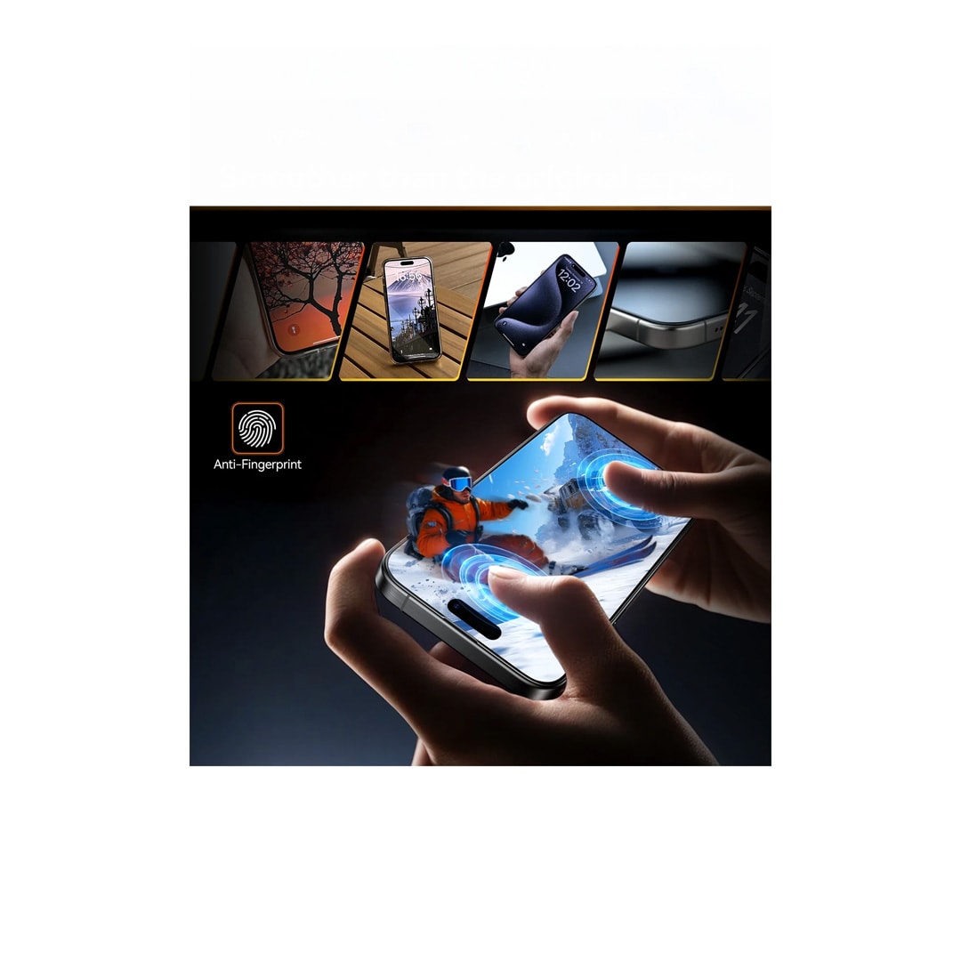 TORRAS iPhone 16 Pro Max Install Master AutoKit HD Cam Ekran Koruyucu - Şeffaf