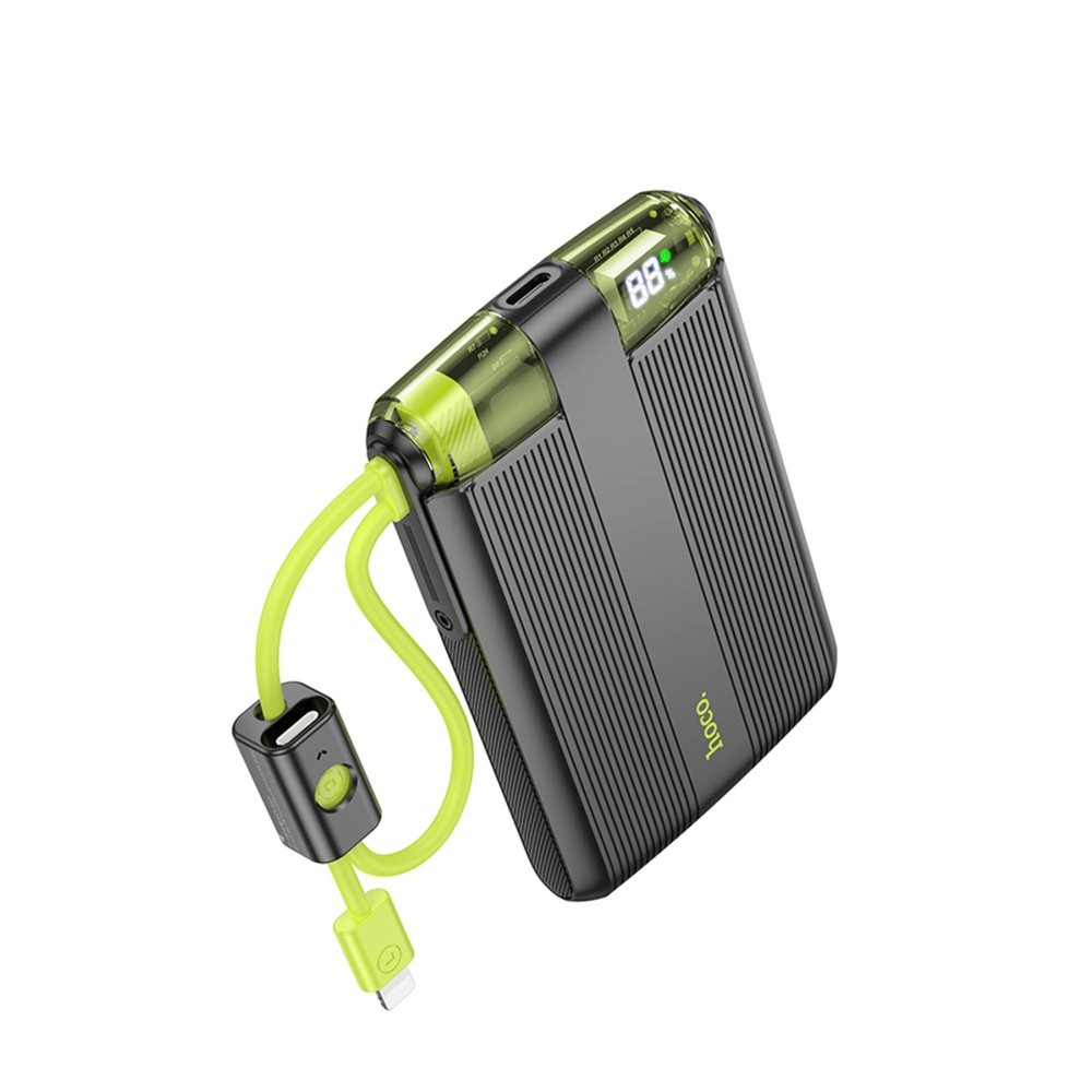 HOCO J127 Dijital Göstergeli Dual Kablolu 20W 10.000 mAh PD Mini Powerbank