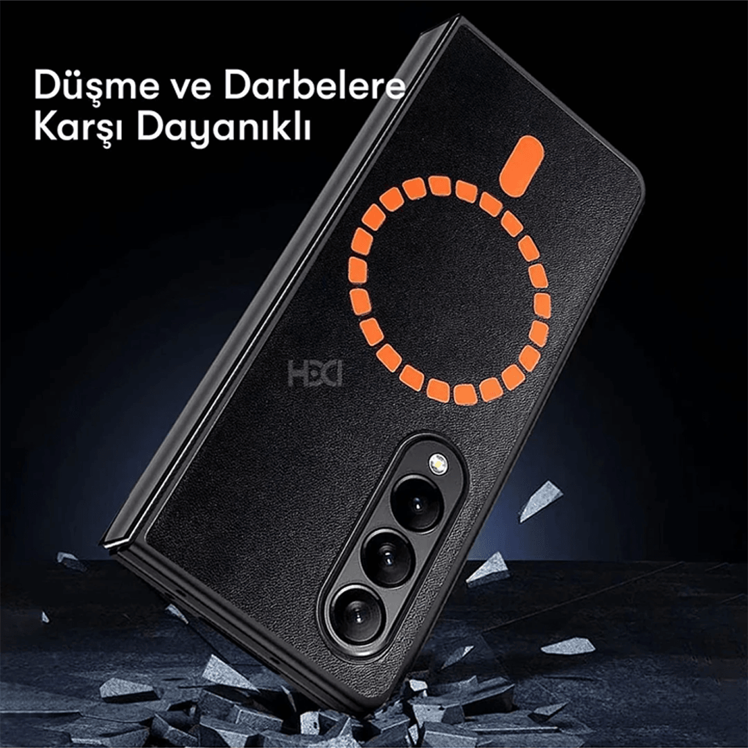 HDD Samsung Galaxy Z Fold 4 HBC-156 Forum Magneticsafe Kılıf - Siyah