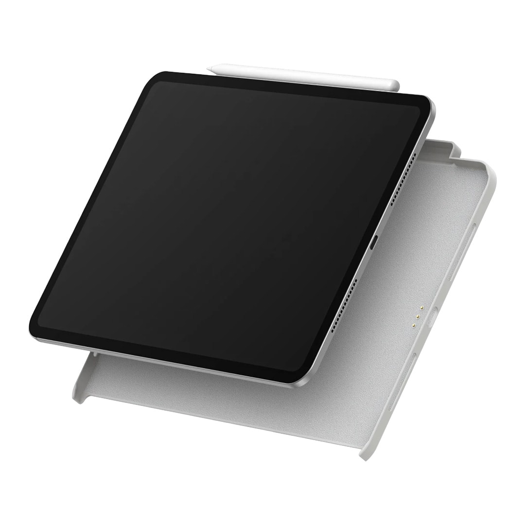 UNIQ iPad Pro 11 (2024) Axel Manyetik Tablet Kılıf - Beyaz