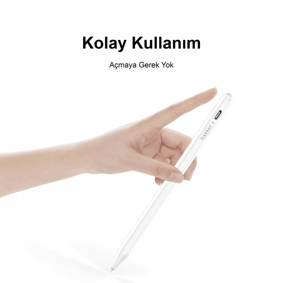 EARLDOM P4 iPad İçin Dokunmatik Stylus Kalem - Beyaz