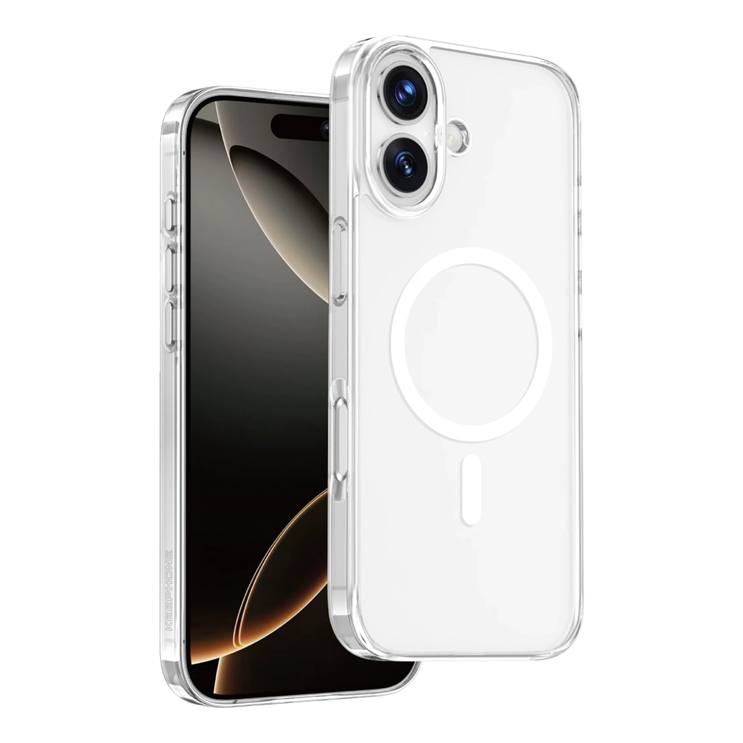 KEEPHONE iPhone 17 Glaze Magsafe Kılıf - Şeffaf