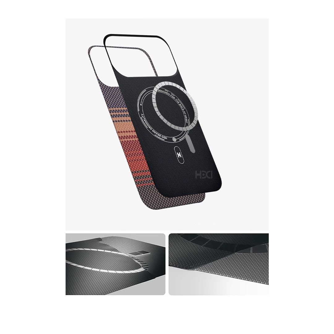 HDD iPhone 17 Pro Max HBC-350 Ruaha Kevlar Magsafe Kılıf