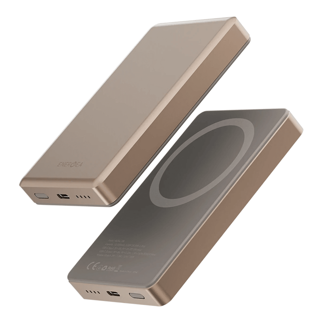 ENERGEA AluPac 10K 10.000 mAh 20W Type-C ve 15W Kablosuz Şarj Çıkışlı PD Hızlı Şarj Magsafe Powerbank