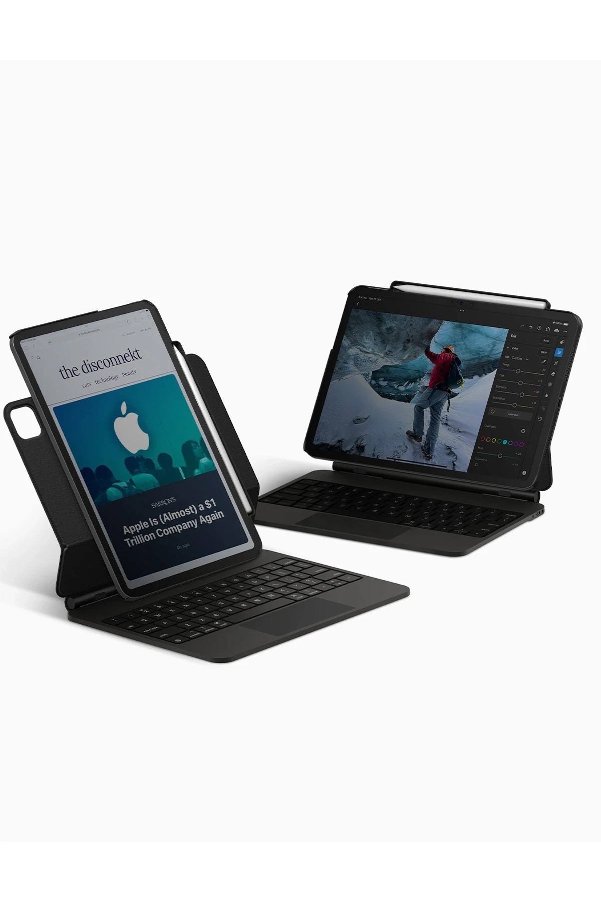 UNIQ iPad Pro 13 (2024) Axel Manyetik Tablet Kılıf - Siyah