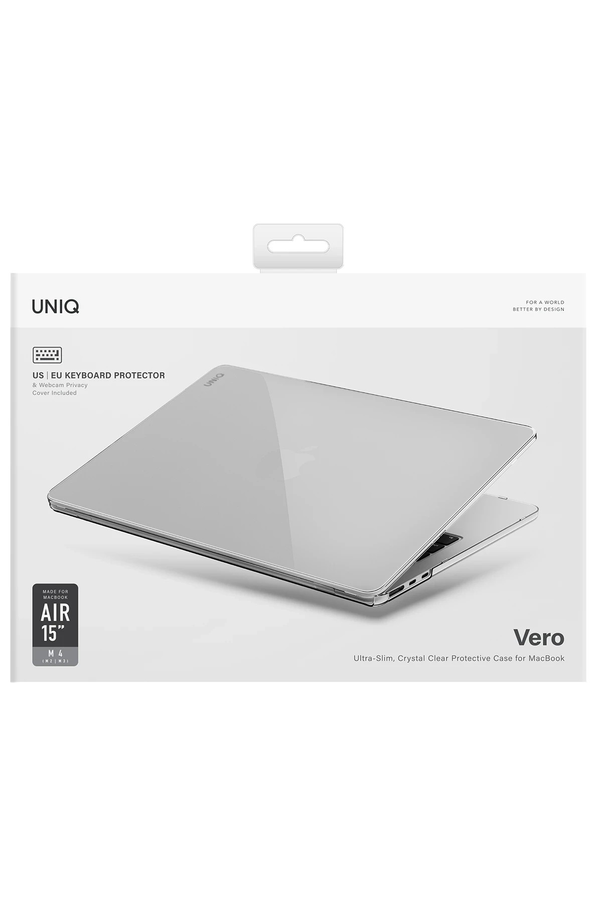 UNIQ Macbook Air 15 (2024) Vero Kılıf - Şeffaf