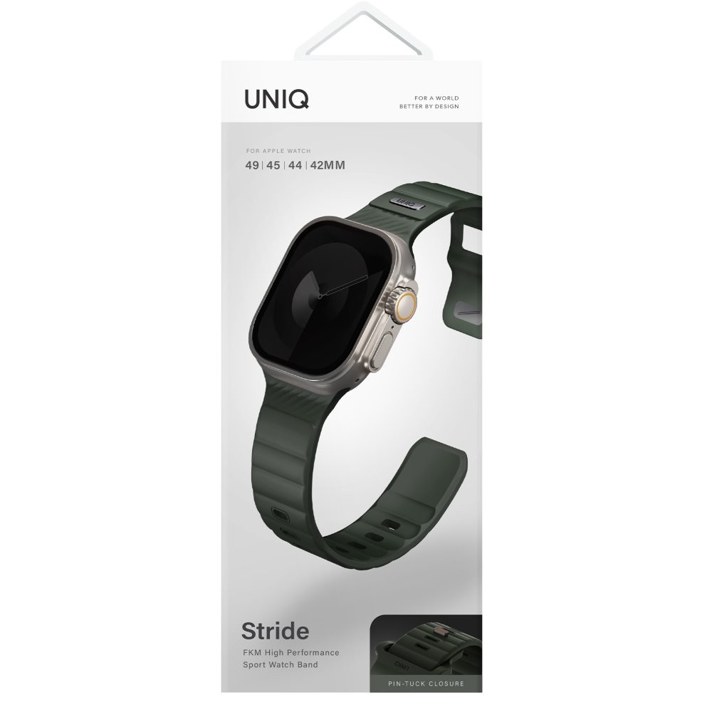 UNIQ Watch 45 mm Stride FKM Silikon Kordon